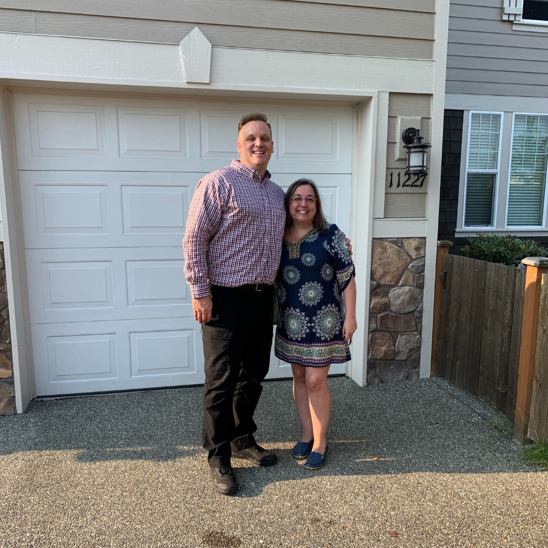 Buyers Chad and Olga-Marlene rouleau best real estate agent Snohomish